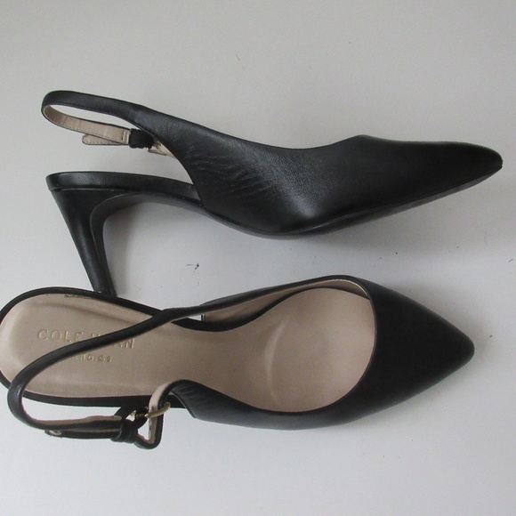 Cole Haan Shoes - Cole Haan Black Slingback Heels